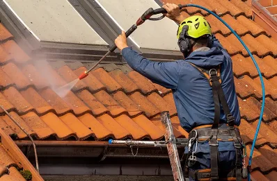Démoussage et hydrofuge de toiture à Pillon